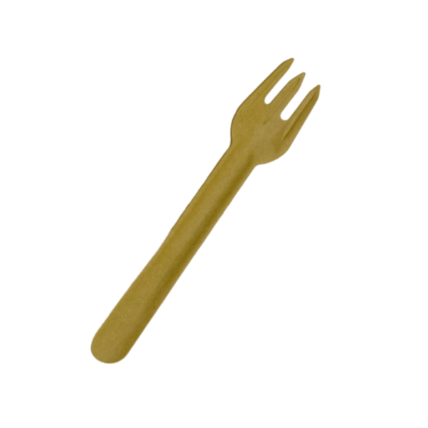 disposable bamboo-fiber fork