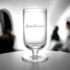 in-flight business class glassware