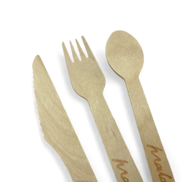 airline wooden cutlery