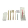 Airline Disposable Wooden Cutlery Pack 7 in One