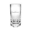 airline water glassware for business class