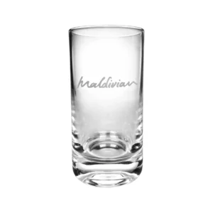 airline water glassware for business class