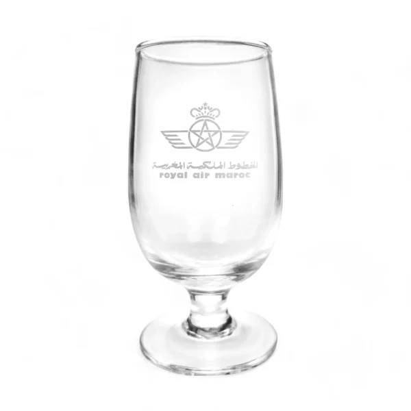 airline wine glassware for business class